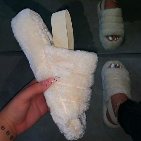 Fluffy Slippers Home Shoes