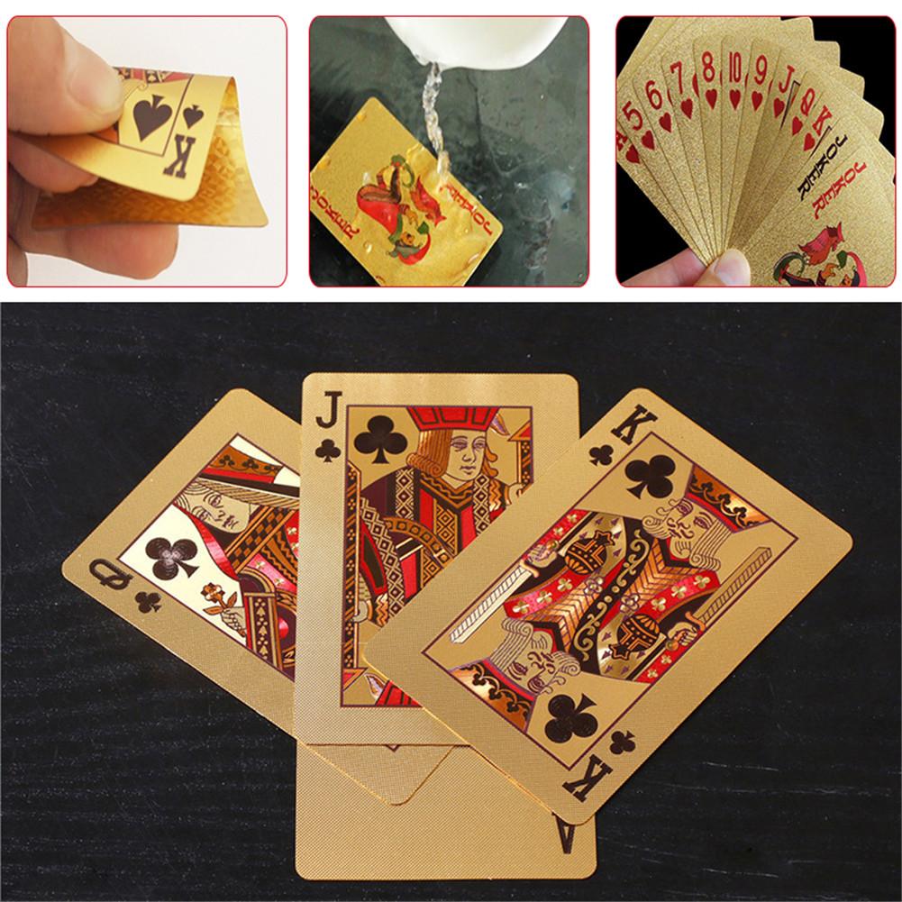 Luxury 24K Gold Foil Poker Playing Cards - Low Prices - Molooco Shop