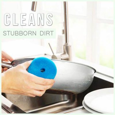Double-Side Suction Cup Cleaning Sponges - Set For 5