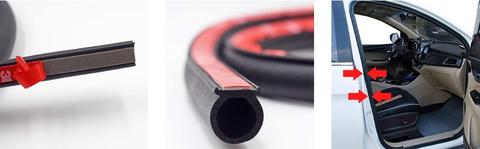 Universal Rubber Car Auto Door Seal Weather Strip