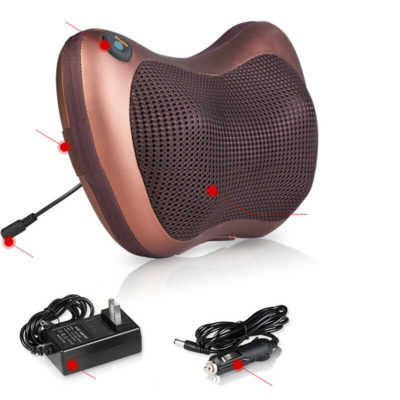 SHIATSU PILLOW MASSAGER WITH HEAT