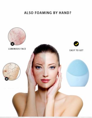 SILICONE MASSAGER FACIAL CLEANING