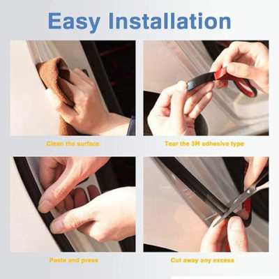 Universal Rubber Car Auto Door Seal Weather Strip