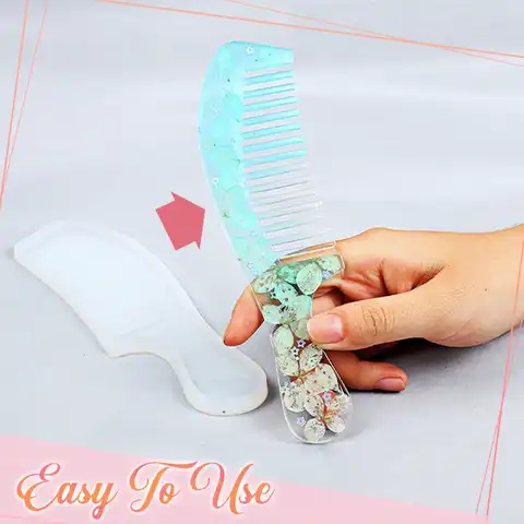 Crystal Resin Comb DIY Set