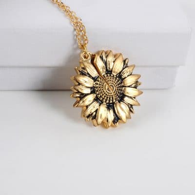 You Are My Sunshine Sunflower Necklace,you are my sunshine necklace,you are my sunshine sunflower,sunshine necklace,sunflower necklace