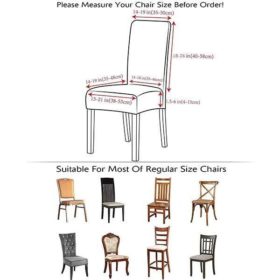 Jacquard Dining Room Chair Slipcovers