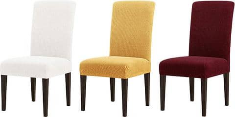 Jacquard Dining Room Chair Slipcovers