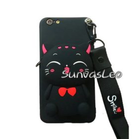 Purse Cartoon Animal Soft Silicone Phone Case