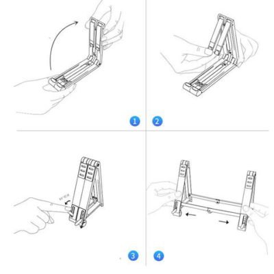 Multifunctional Deformable Laptop Phone Holder
