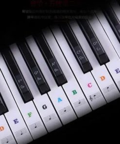 Removable Piano Key Stickers