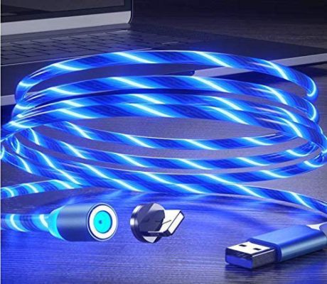 Glowing LED Magnetic Charging Cable