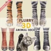 Flurry 3D Animal Paw Socks