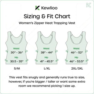 WOMEN'S ZIPPER HEAT TRAPPING SWEAT VEST