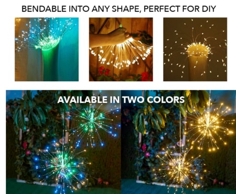 LED Copper Wire Firework Lights