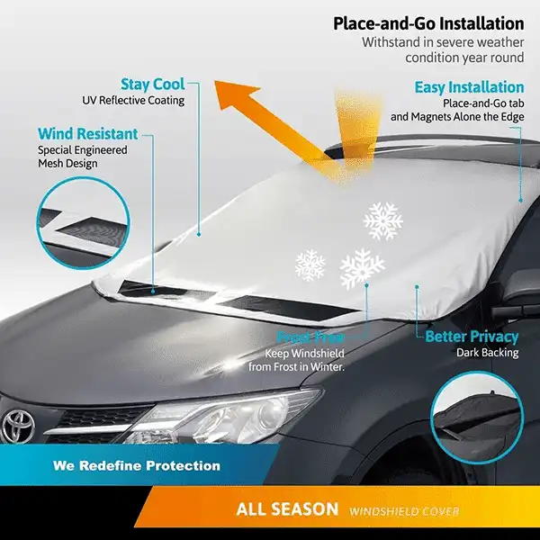 Hirundo Magnetic Car Anti-snow Cover - Image 2