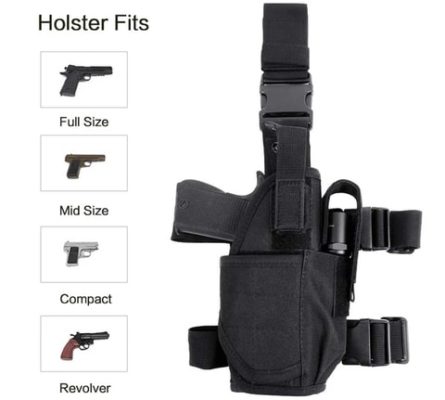 Hawk Heavy Duty Tactical Leg Holster (right Hand)