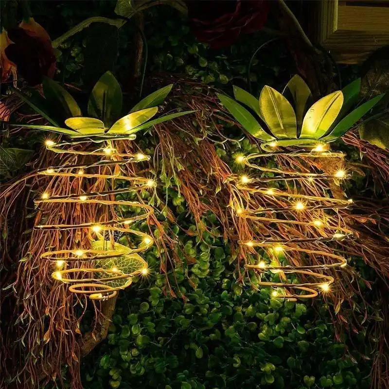 Waterproof Solar Pineapple Lights - Image 2