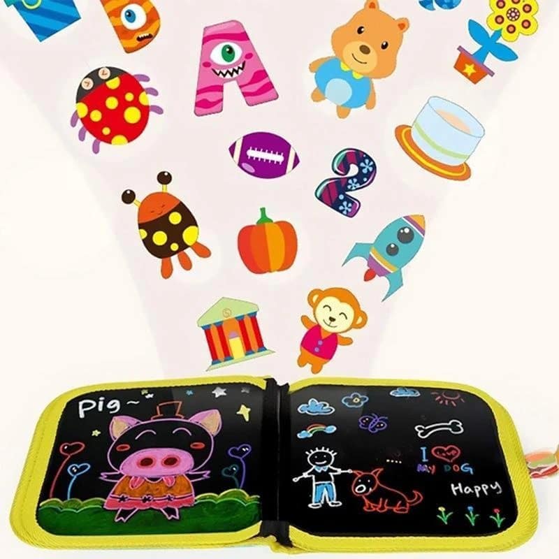 Portable Erasable Doodle Pad Drawing Pad (12 Pens Included) - Image 3