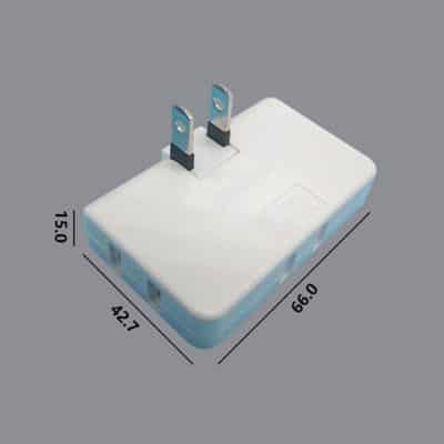 Rotatable Socket Converter 3Pcs