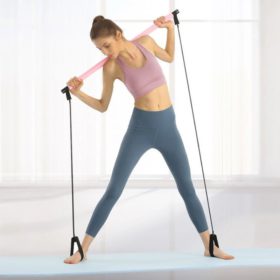 Yoga Resistance Bands Pilates Stick Bodybuilding