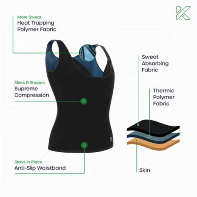 WOMEN'S ZIPPER HEAT TRAPPING SWEAT VEST