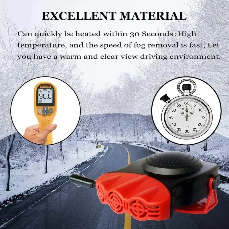 150W Portable Car Heater Defrosts Defogger - Image 3