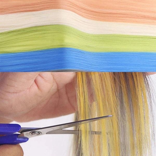 EZ Hair Clip-on Colored Highlights - Image 4