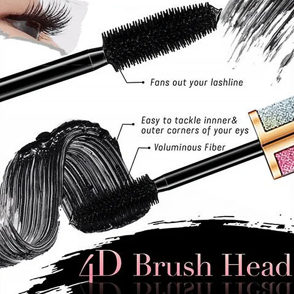 4D Vivid Galaxy Waterproof Silk Fiber Thick Lengthening Mascara - Image 5