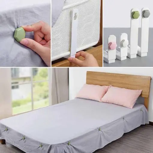 Bed Sheet Grippers Clip Set - Online Low Prices - Molooco Shop