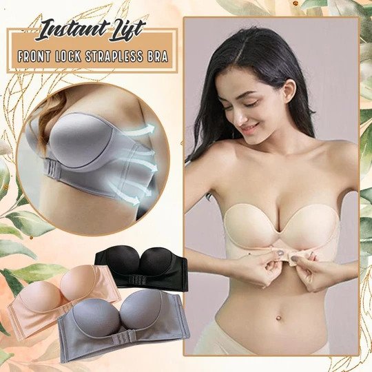 Instant Lift Front Lock Strapless Bra Online Low Prices Molooco Shop