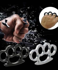 Metal Knuckles Self-defense Finger Fist Buckle Gloves