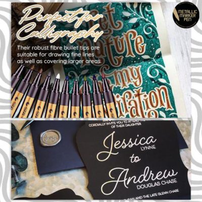 Metallic Marker Pens (10PCS)