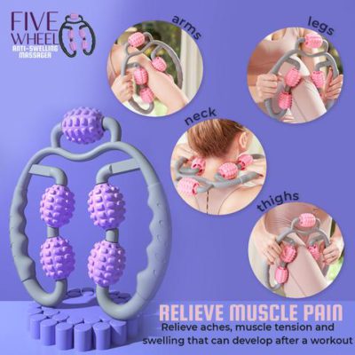 5 Wheels Anti-Swelling Massager