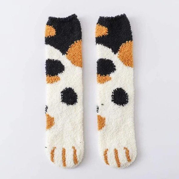 Cozy Cat Paw Fleece Socks - Online Low Prices - Molooco Shop