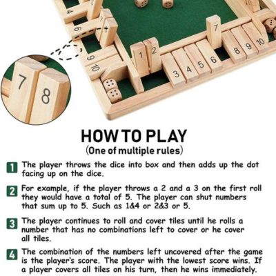 FlipBlock Wooden Board Game