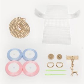 Flowery Chiffon Ribbon Handbag DIY Kit 