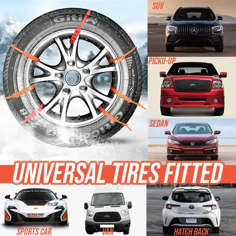 Anti-Skid Cable Ties for Vehicles