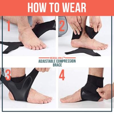 MediAnkle Adjustable Compression Brace