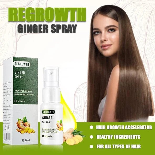 GingerGrowth AntiHair Loss Spray Online Low Prices Molooco Shop