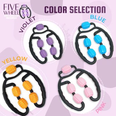 5 Wheels Anti-Swelling Massager