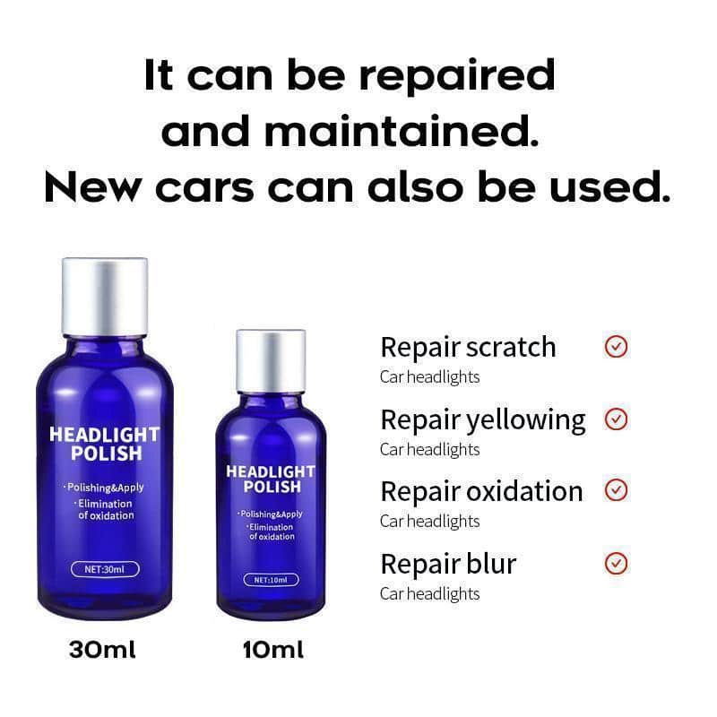 9H High Density Headlight Polish Liquid - Image 4