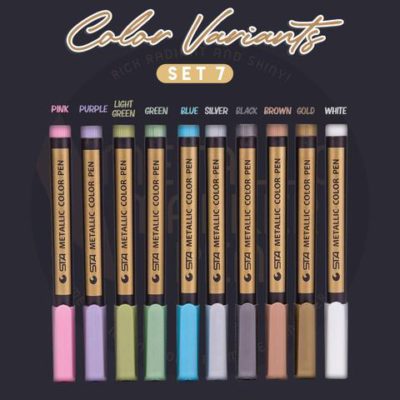 Metallic Marker Pens (10PCS)