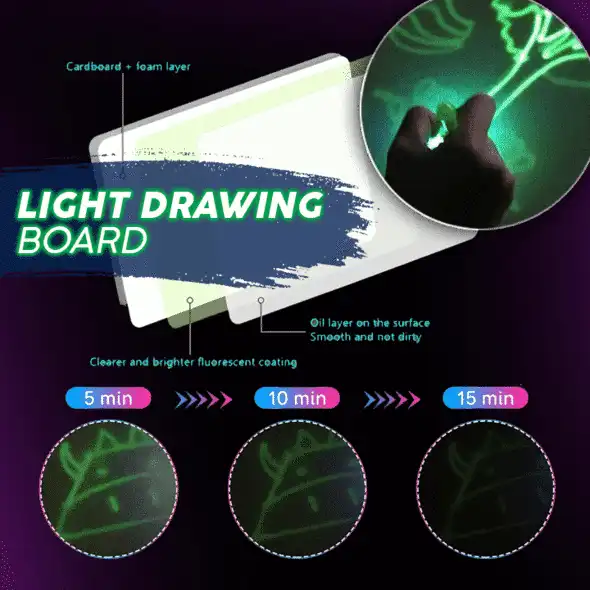 Magic Light Drawing Board Set - Image 9