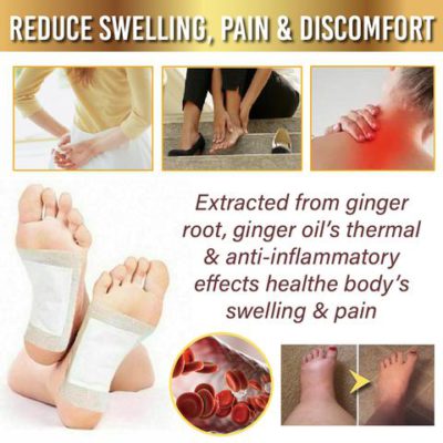 Anti-Inflammation Swelling Ginger Foot Patch