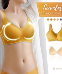 Seamless 5D Wirefree Memory Sports Bra