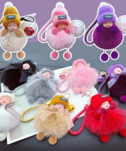 Cute simulation plush squint doll