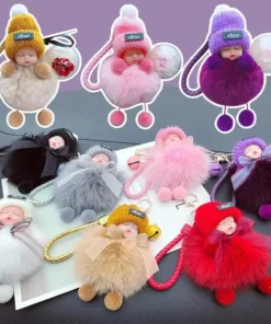 Cute simulation plush squint doll