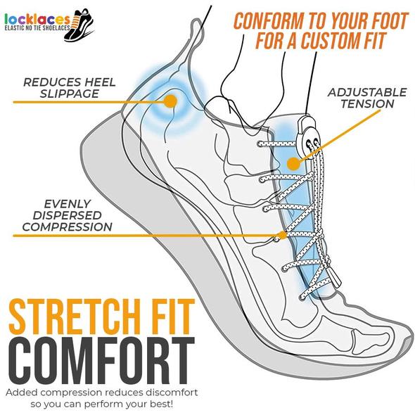 Elastic No Tie Shoelaces - Image 2