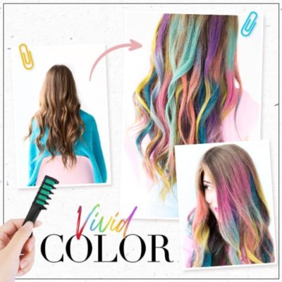 Temporary Hair Dye Chalk Comb