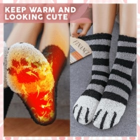 Cute Meow Fleece Socks